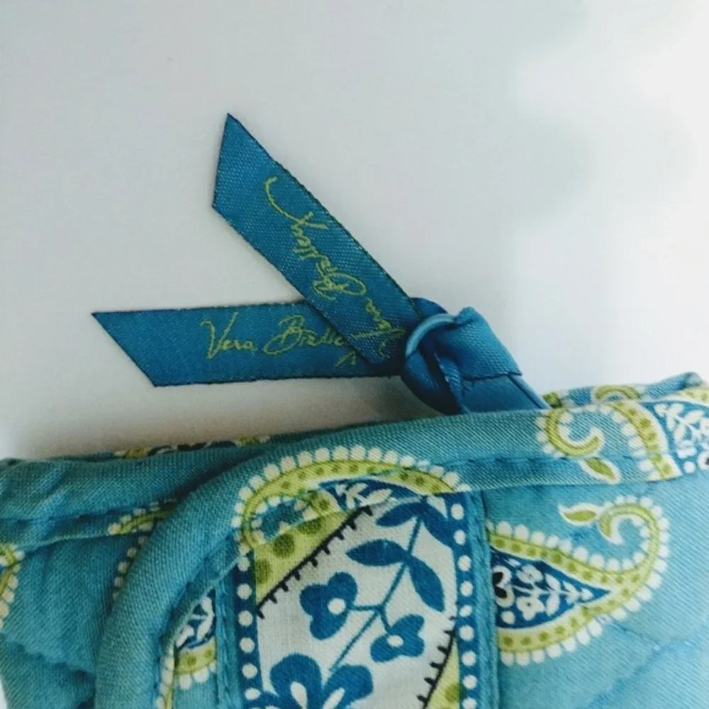 Vera Bradley blue and green wallet